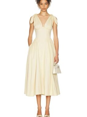 helsa sheer mini shirt dress Helsa Sheer Mini Shirt Dress in Cream